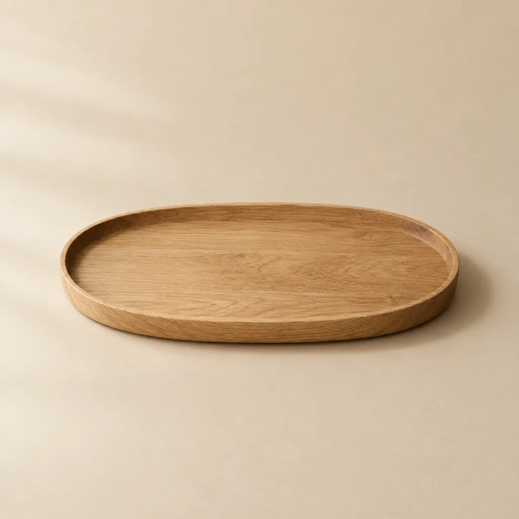 The oak tray — fictional concept